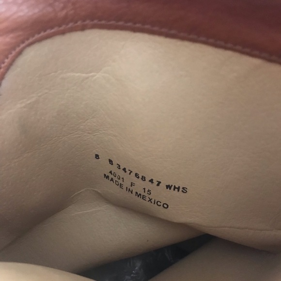 Frye Phillip Riding Whiskey boots leather size 8 - Picture 8 of 13